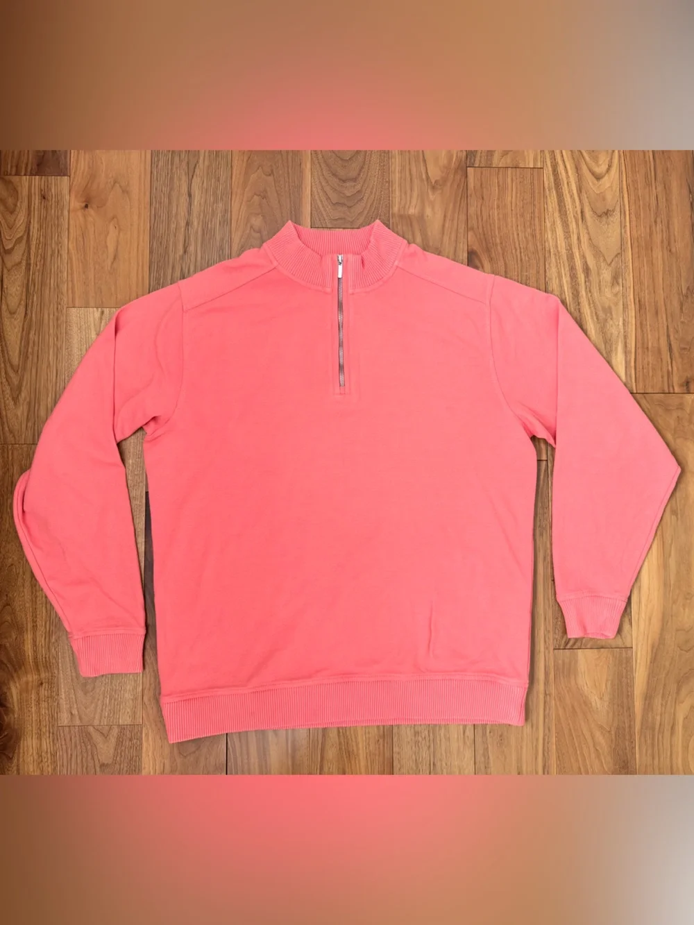 Cutter & Buck Bayview Quarter Zip Pullover Sweater in Sod size XL Tall